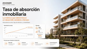 Tasa de absorción inmobiliaria ZOONER ZOONER ACADEMY